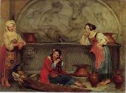 unknow artist, Arab or Arabic people and life. Orientalism oil paintings  408